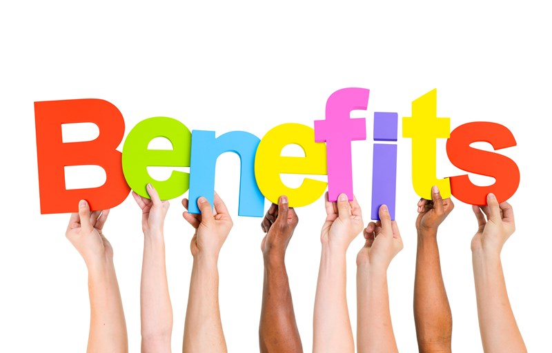 Benefits provided by someone other than their employer